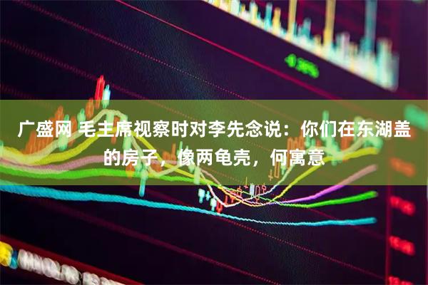 广盛网 毛主席视察时对李先念说：你们在东湖盖的房子，像两龟壳，何寓意