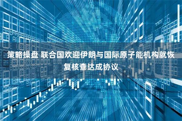 策略操盘 联合国欢迎伊朗与国际原子能机构就恢复核查达成协议