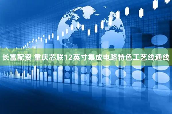 长富配资 重庆芯联12英寸集成电路特色工艺线通线